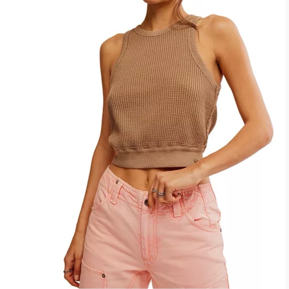 Free People
Women's Cotton Cropped High-Neck Tank size Medium